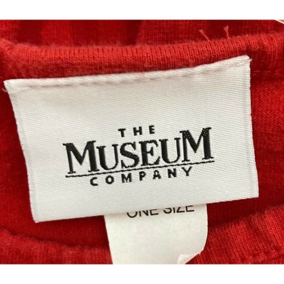 The Museum Company Womens S L Red Striped Nightgown Christmas Naughty Or Nice - Picture 5 of 5